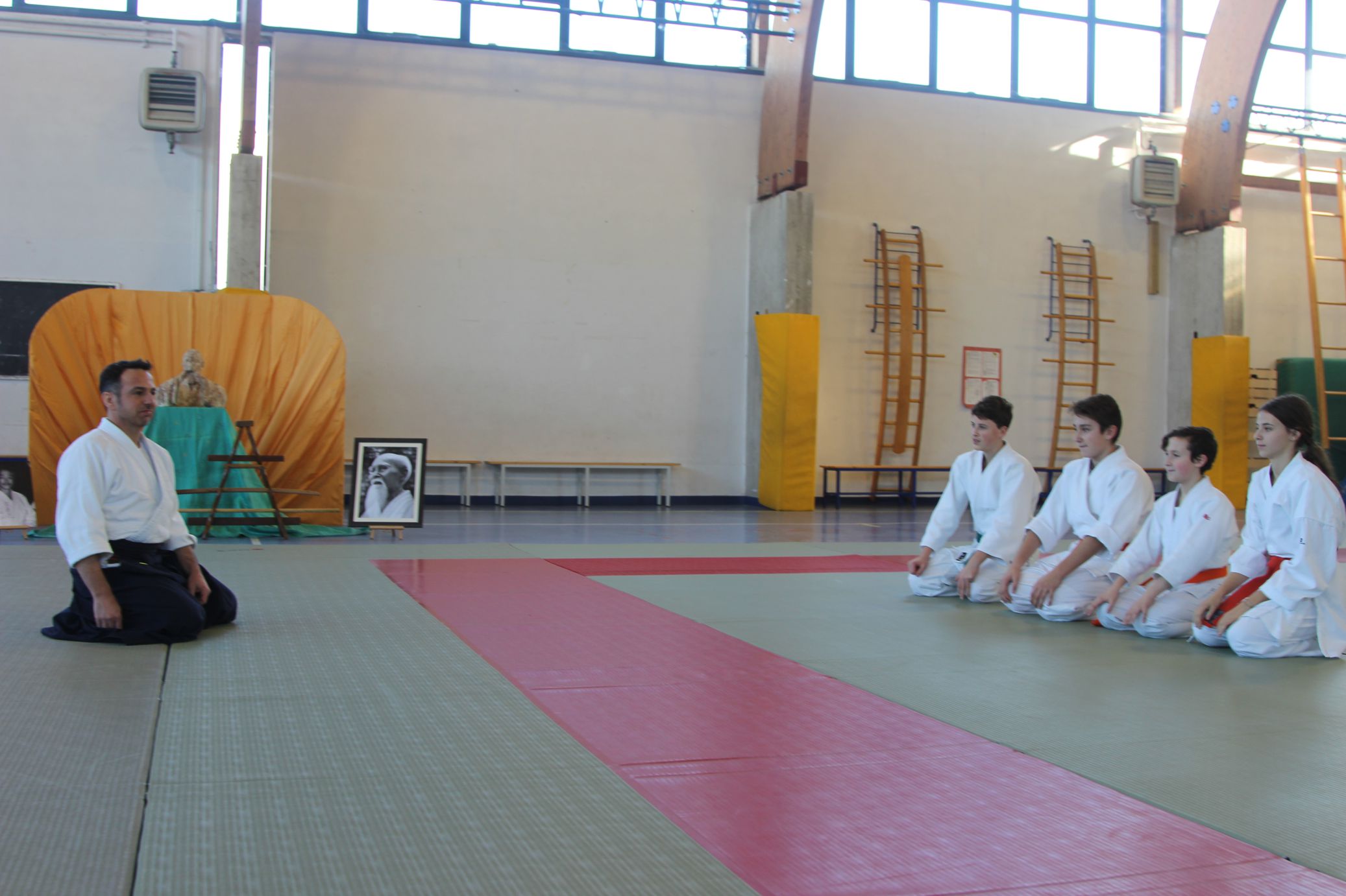 Maestro Paolo Tessaro e ragazzi del corso bambini / ragazzi